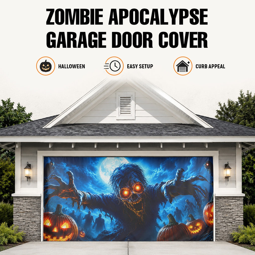 Zombie Monster | Halloween Garage Door Cover