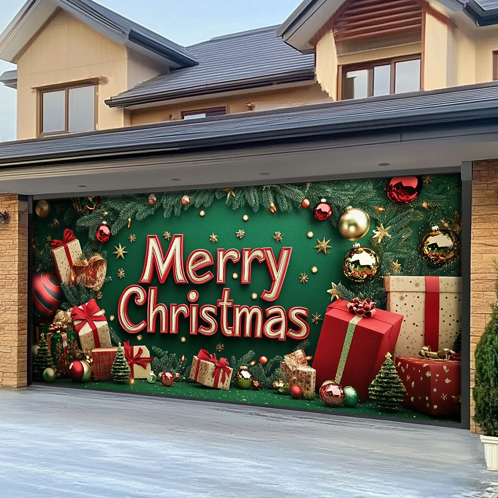 Christmas Gifts Garage Door Cover