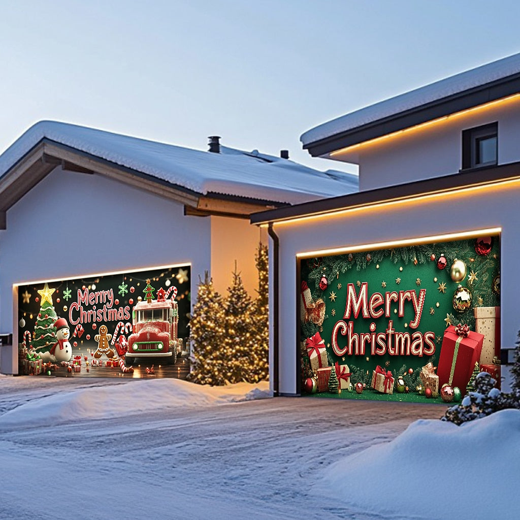 Christmas Gifts Garage Door Cover