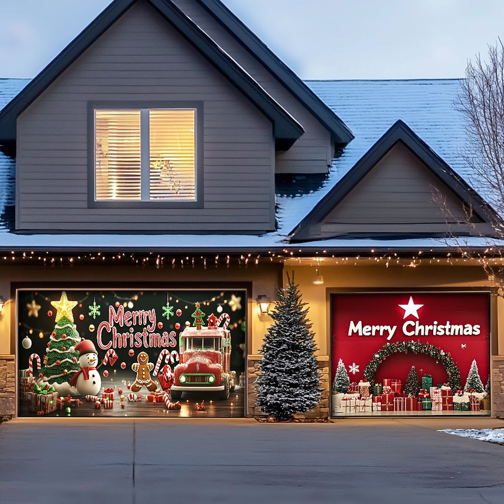 Christmas Gifts Garage Door Cover