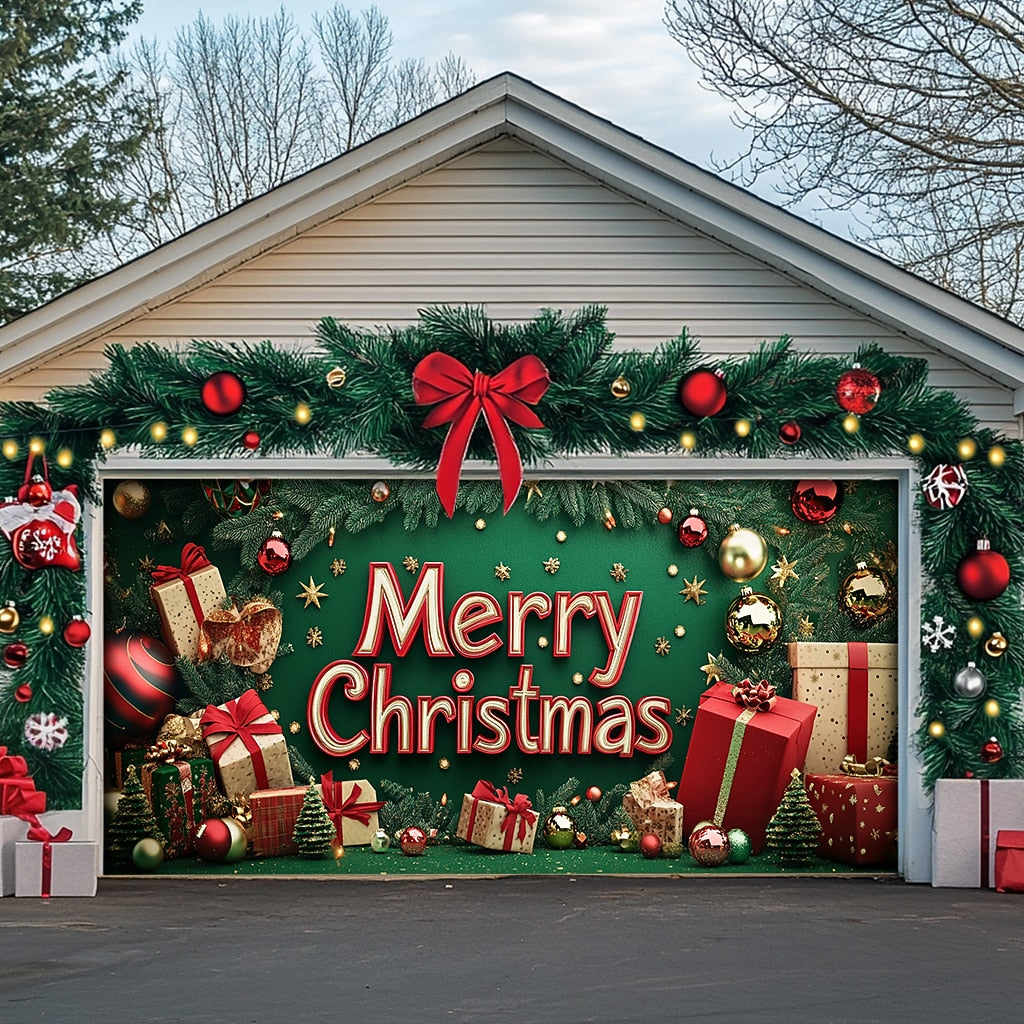 Christmas Gifts Garage Door Cover