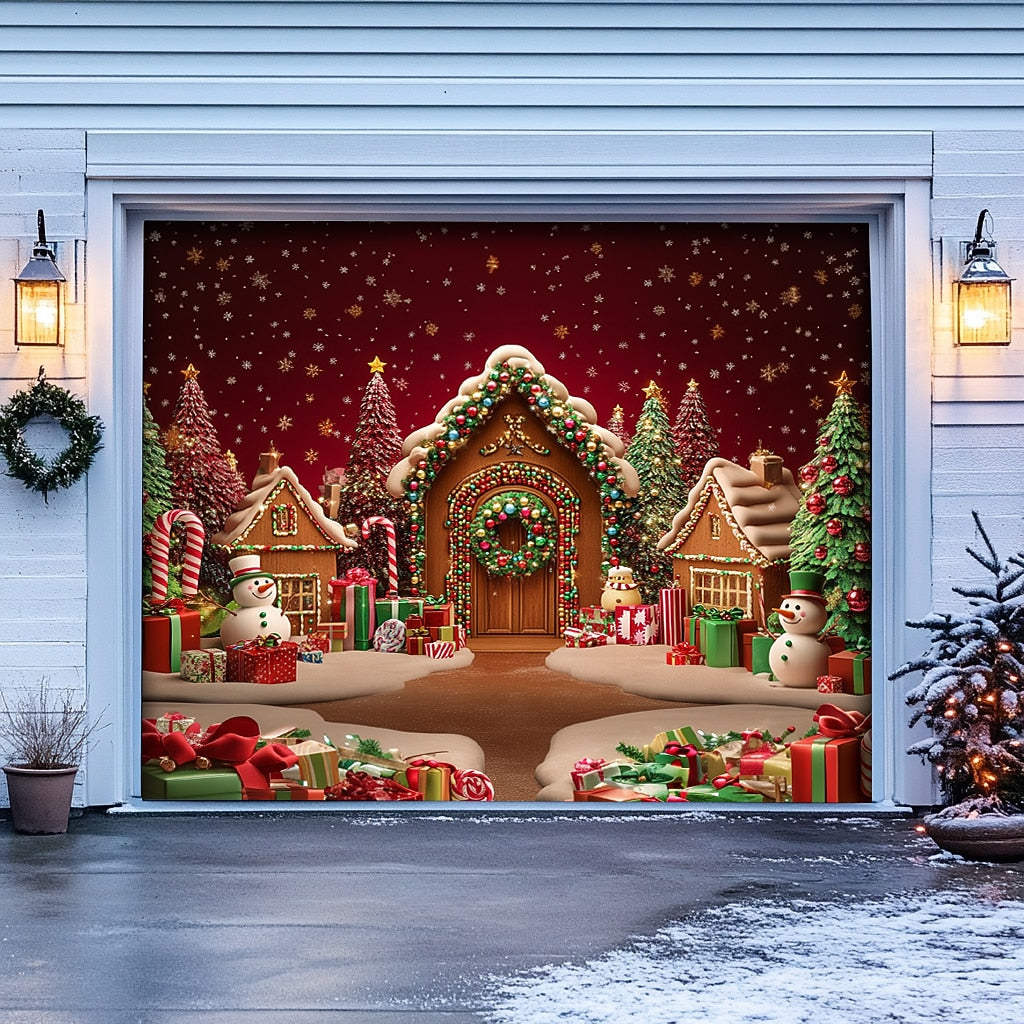 Christmas Gifts Garage Door Cover