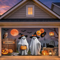 Halloween Cute Ghosts Garage Door Cover