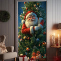 Santa Claus with Gifts Christmas Door Cover
