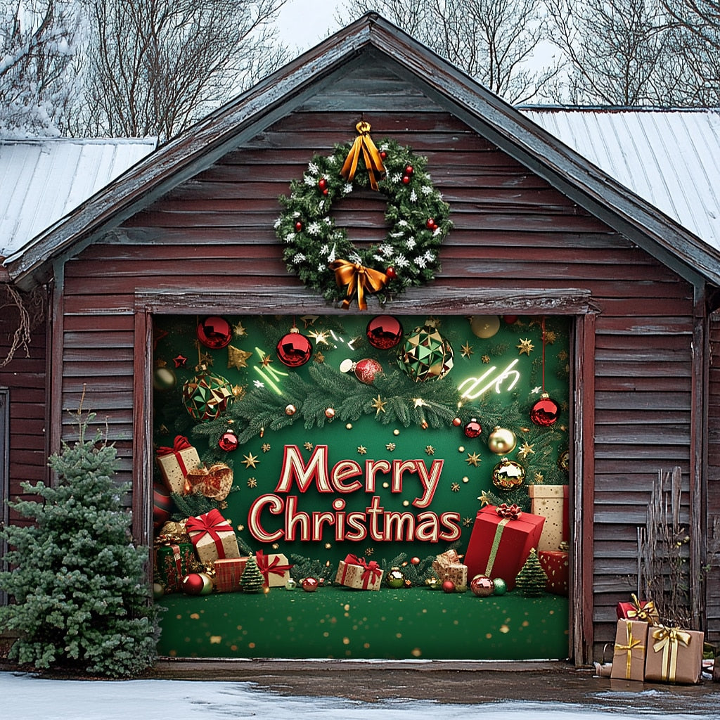 Christmas Gifts Garage Door Cover