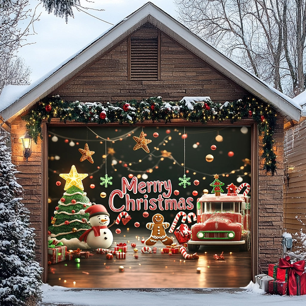 Christmas Gifts Garage Door Cover