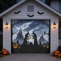 Witch Silhouette & Horror Spirit | Halloween Garage Door Banner Cover
