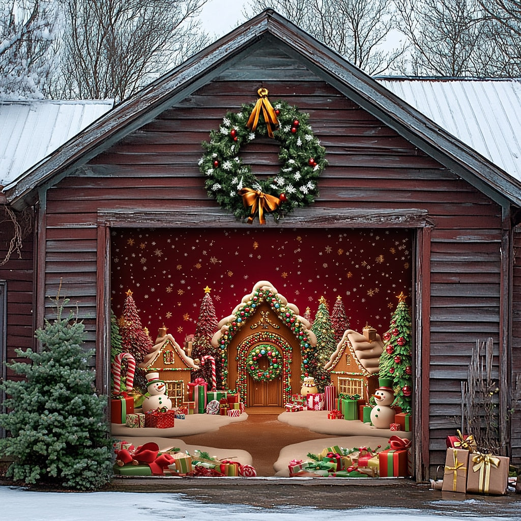 Christmas Gifts Garage Door Cover