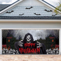 Scary Grim Reaper Mural | Halloween Garage Door Banner Cover