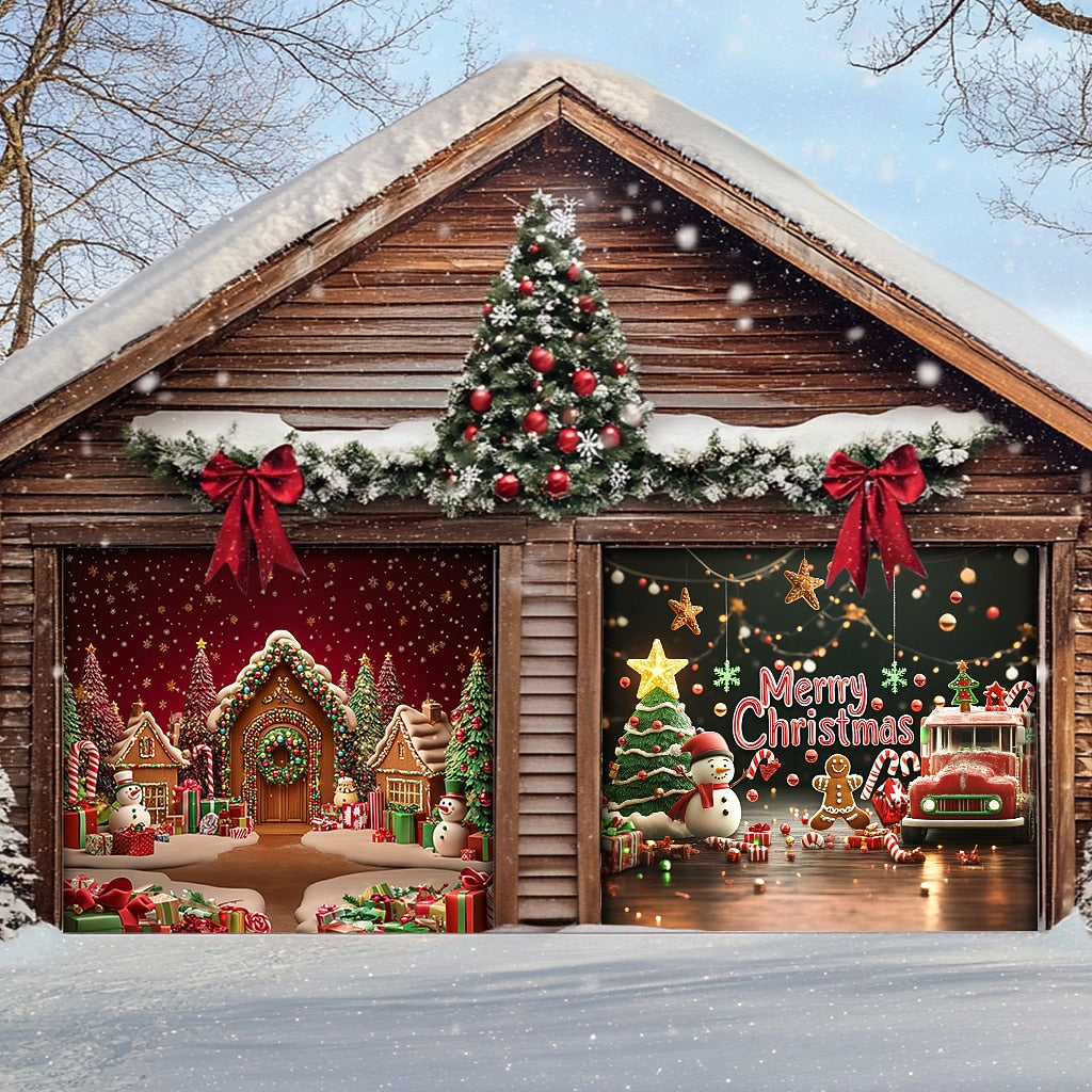 Christmas Gifts Garage Door Cover