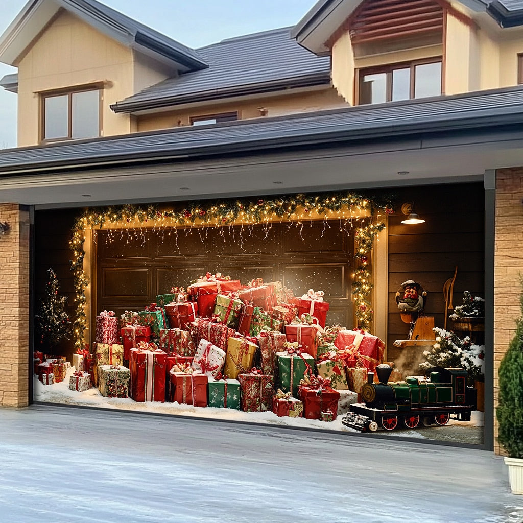 Christmas Gifts Garage Door Cover