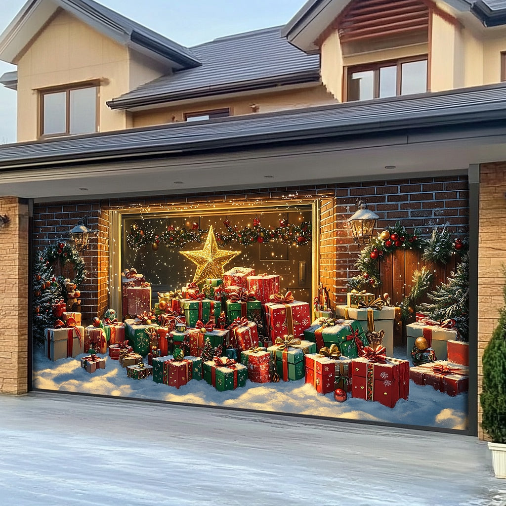 Christmas Gifts Garage Door Cover