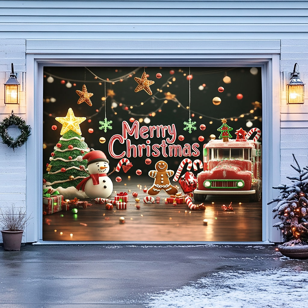 Christmas Gifts Garage Door Cover