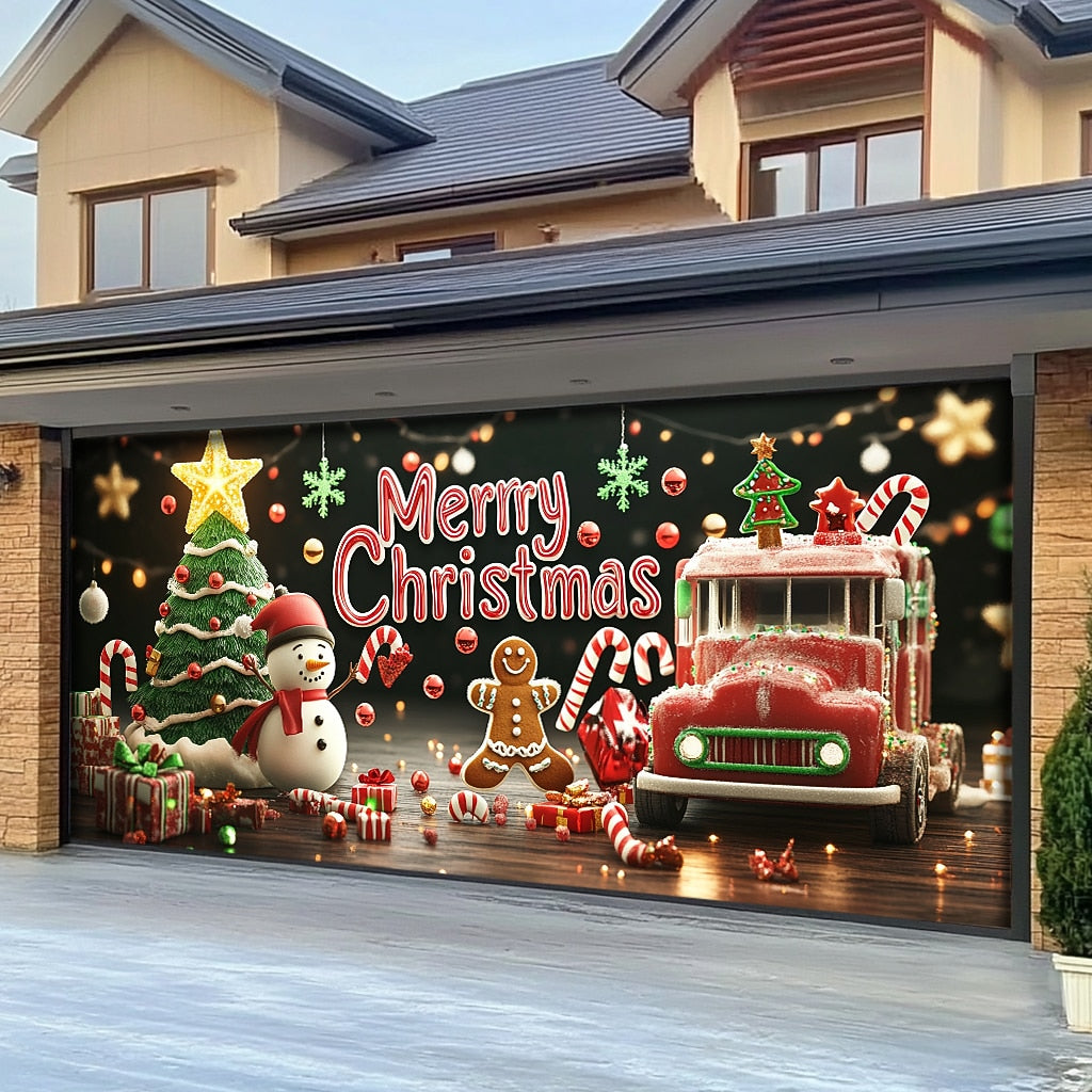 Christmas Gifts Garage Door Cover