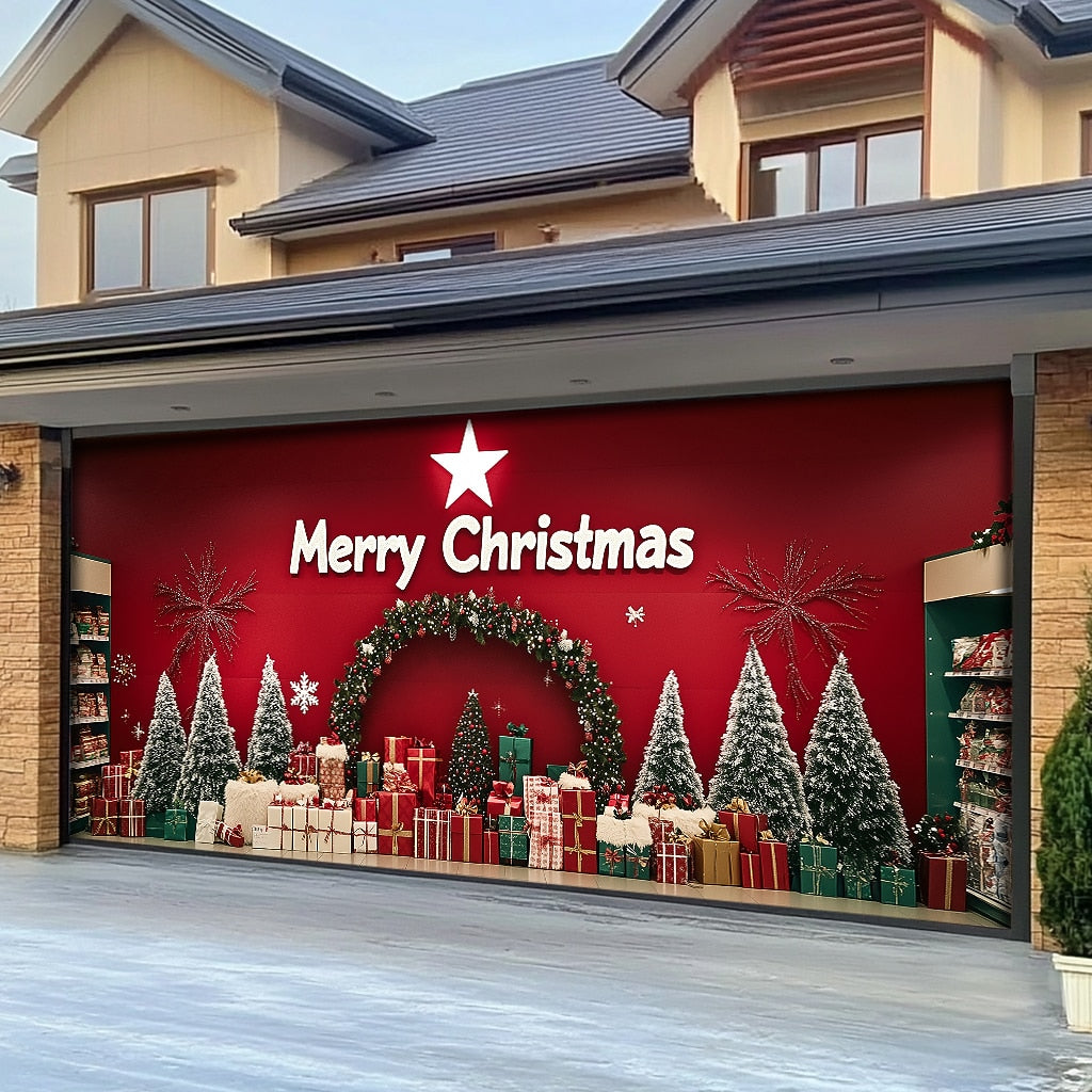 Christmas Gifts Garage Door Cover
