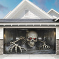 Giant Spider Pumpkin Halloween Garage Door Cover