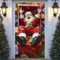 Santa Claus with Gifts Christmas Door Cover