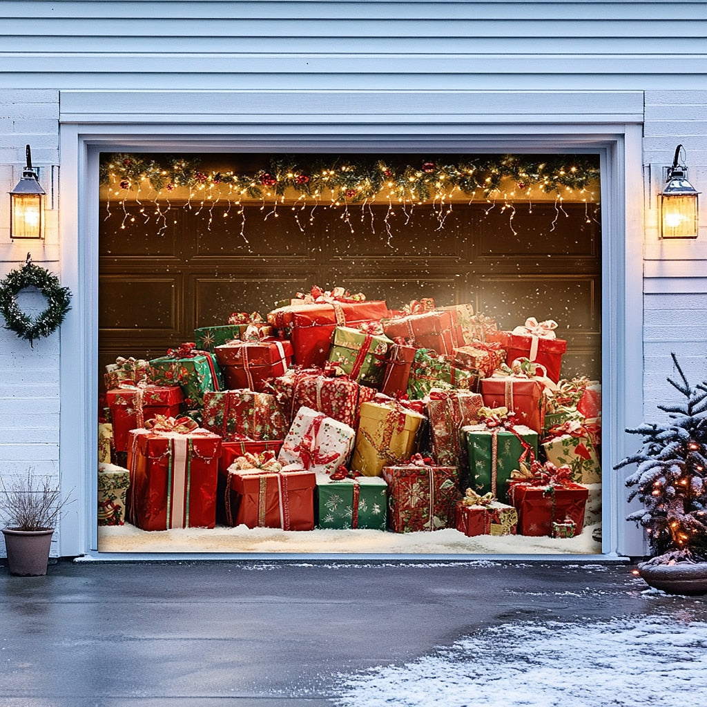 Christmas Gifts Garage Door Cover