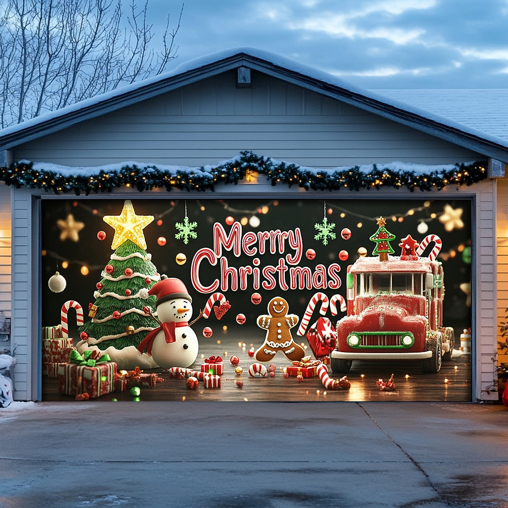 Christmas Gifts Garage Door Cover