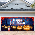 Happy Halloween & Harvest Pumpkin | Halloween Garage Door Banner Cover