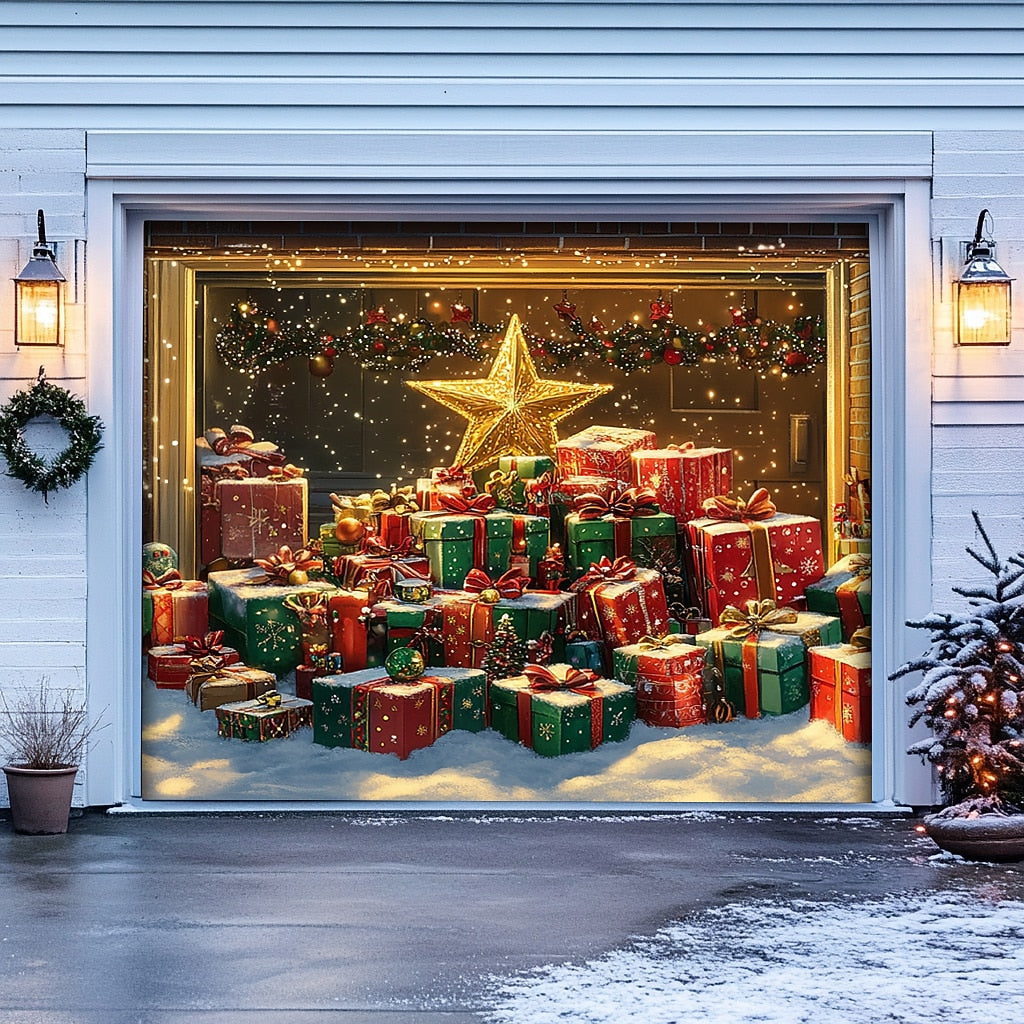 Christmas Gifts Garage Door Cover
