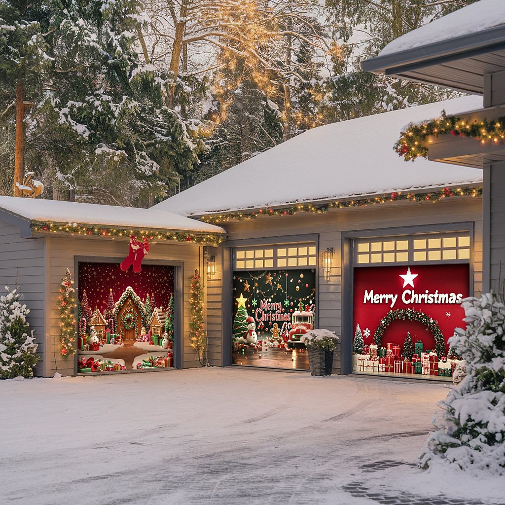Christmas Gifts Garage Door Cover