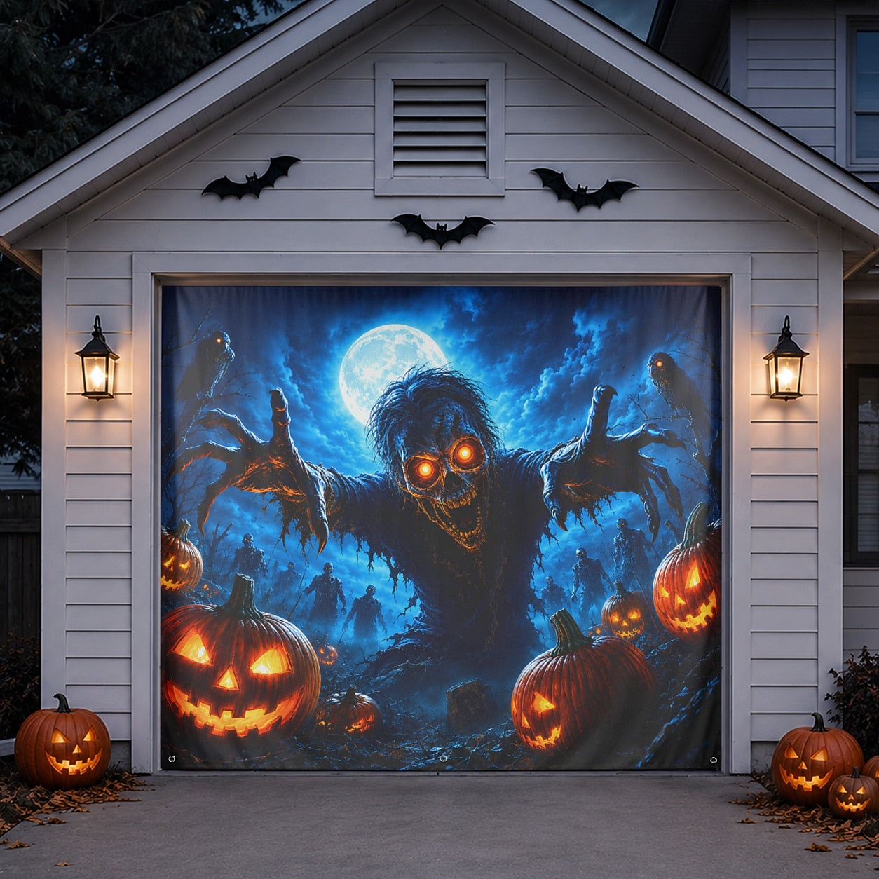 Zombie Monster | Halloween Garage Door Cover