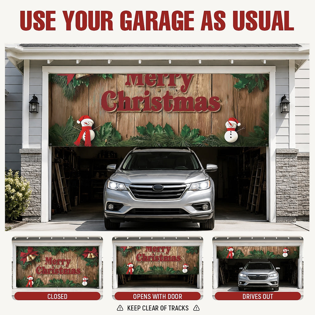 Christmas Gifts Garage Door Cover
