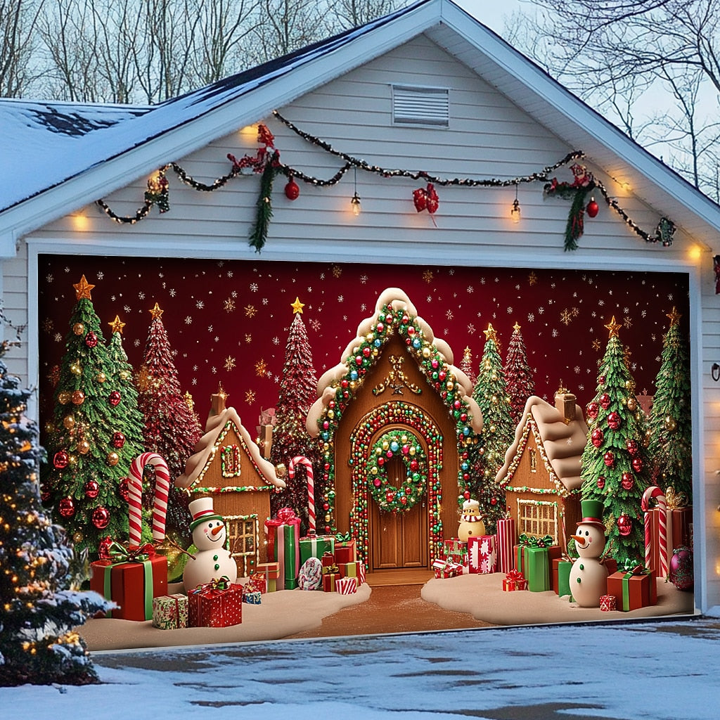 Christmas Gifts Garage Door Cover