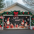 Christmas Gnomes & Elves Garage Door Cover