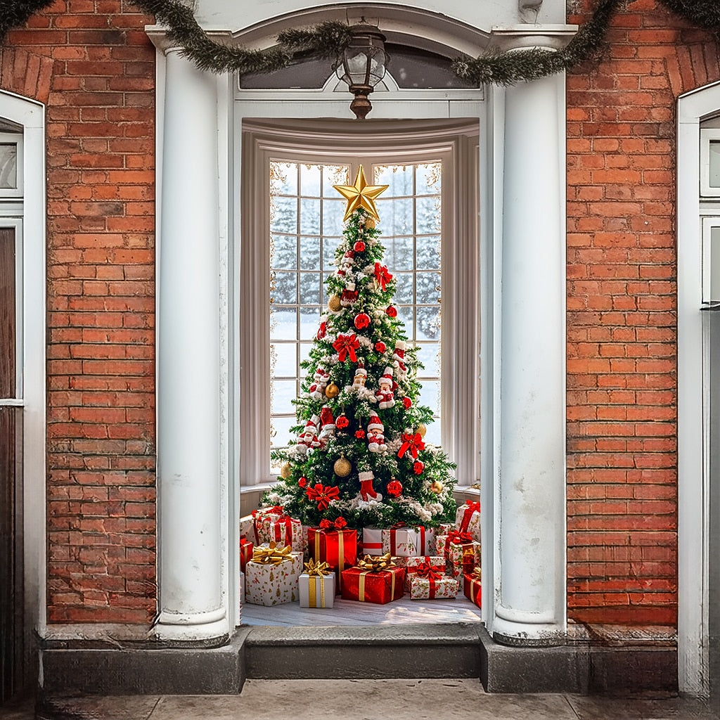 Ornament Christmas Tree Christmas Door Cover