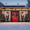Vintage Nutcracker Garage Door Cover