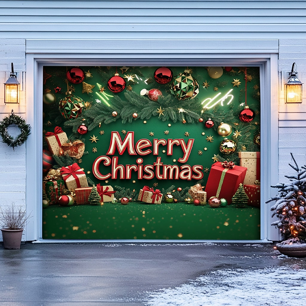 Christmas Gifts Garage Door Cover