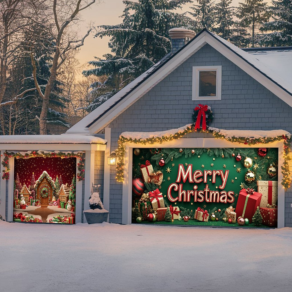Christmas Gifts Garage Door Cover