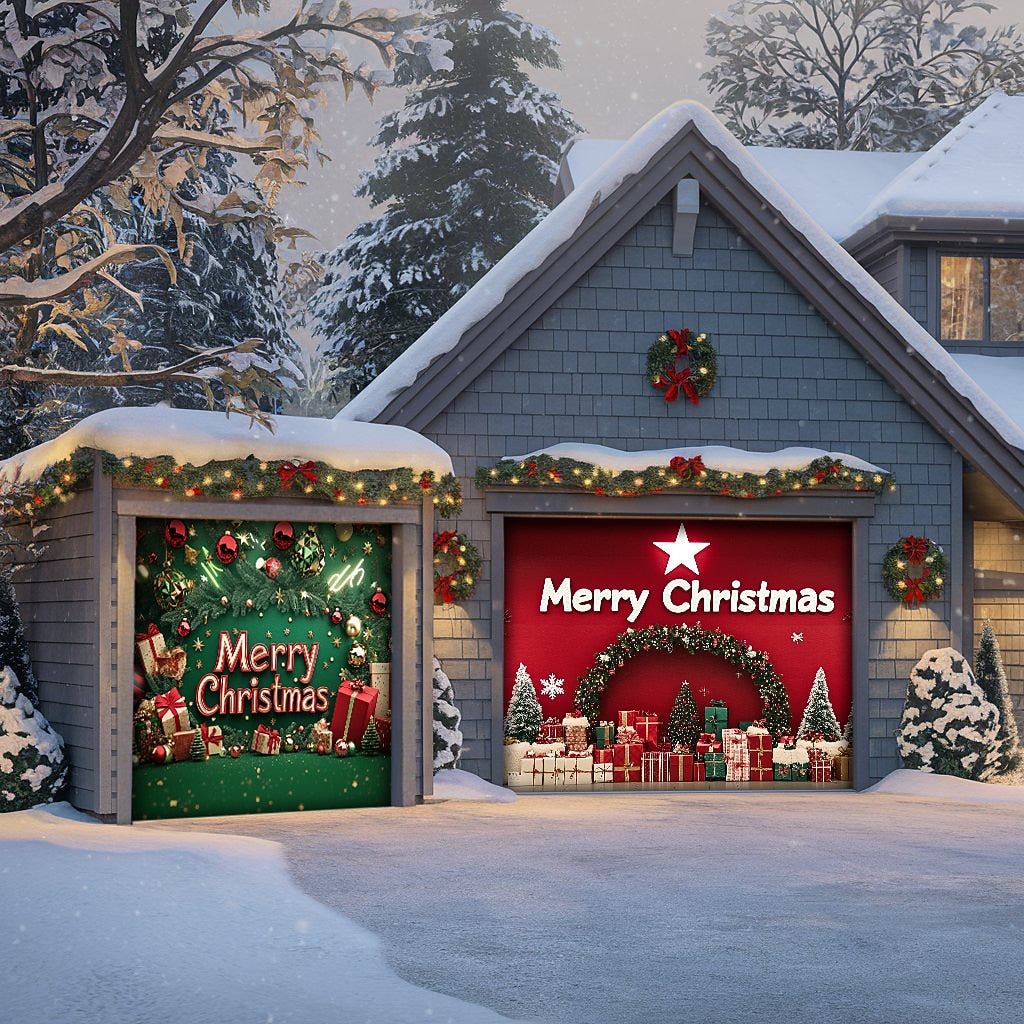 Christmas Gifts Garage Door Cover