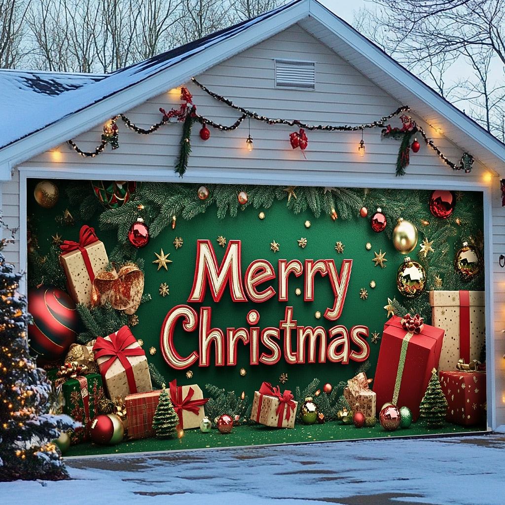 Christmas Gifts Garage Door Cover