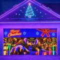 Blacklight Christmas Garage Cover UV Reactive Nutcracker