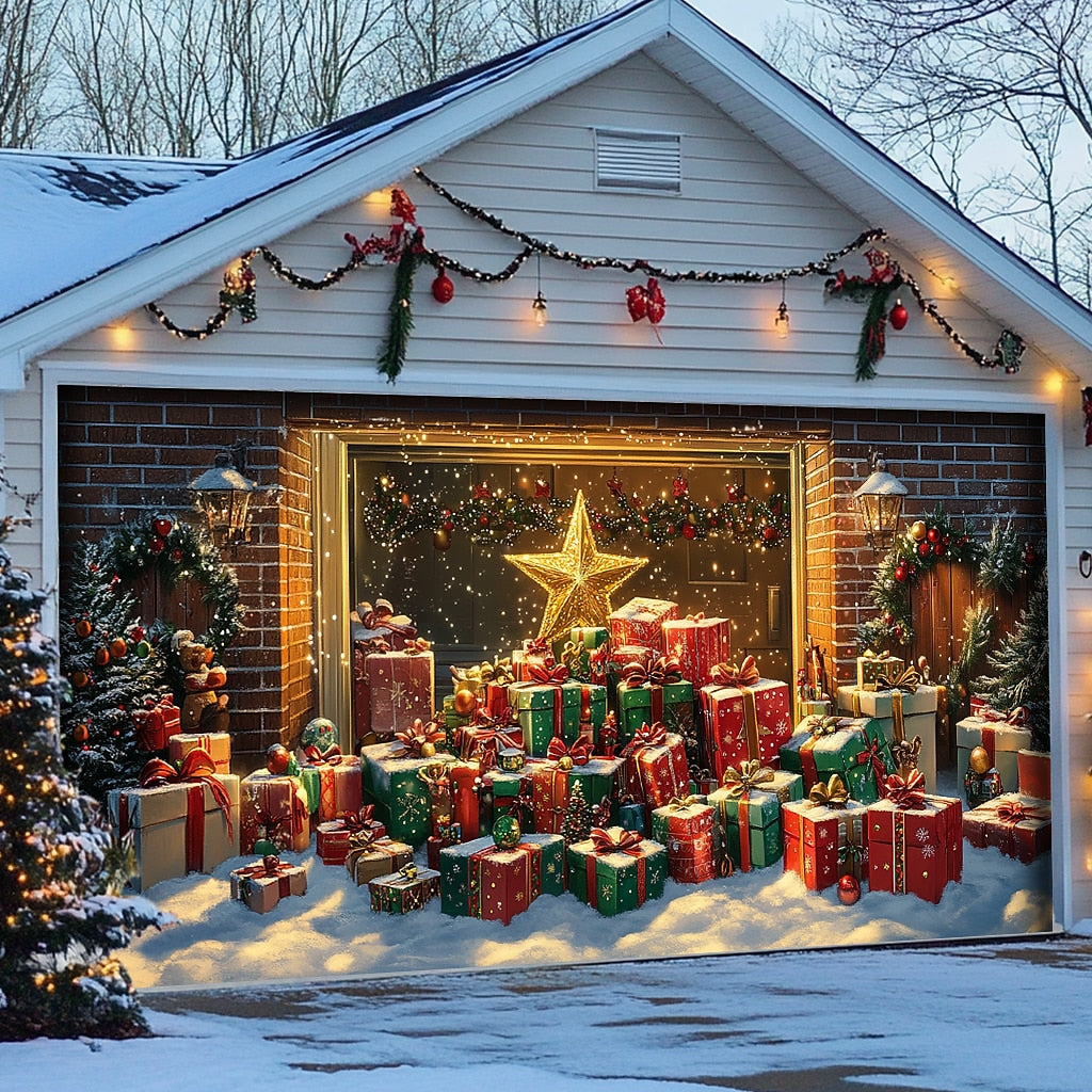Christmas Gifts Garage Door Cover