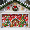 Gingerbread Candy Cane Garage Door Cover