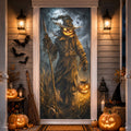 Pumpkin Door Banner Halloween Door Cover Pumpkin Scarecrow Jack O