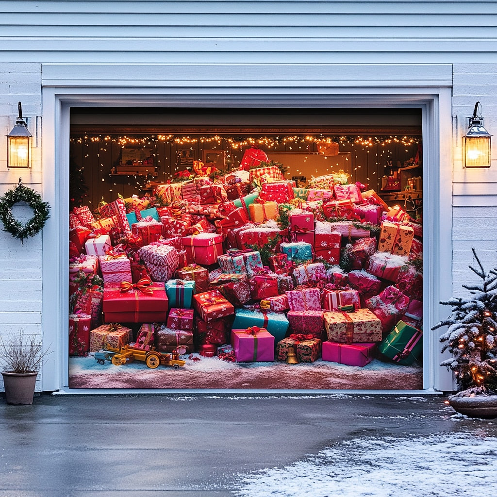 Christmas Gifts Garage Door Cover