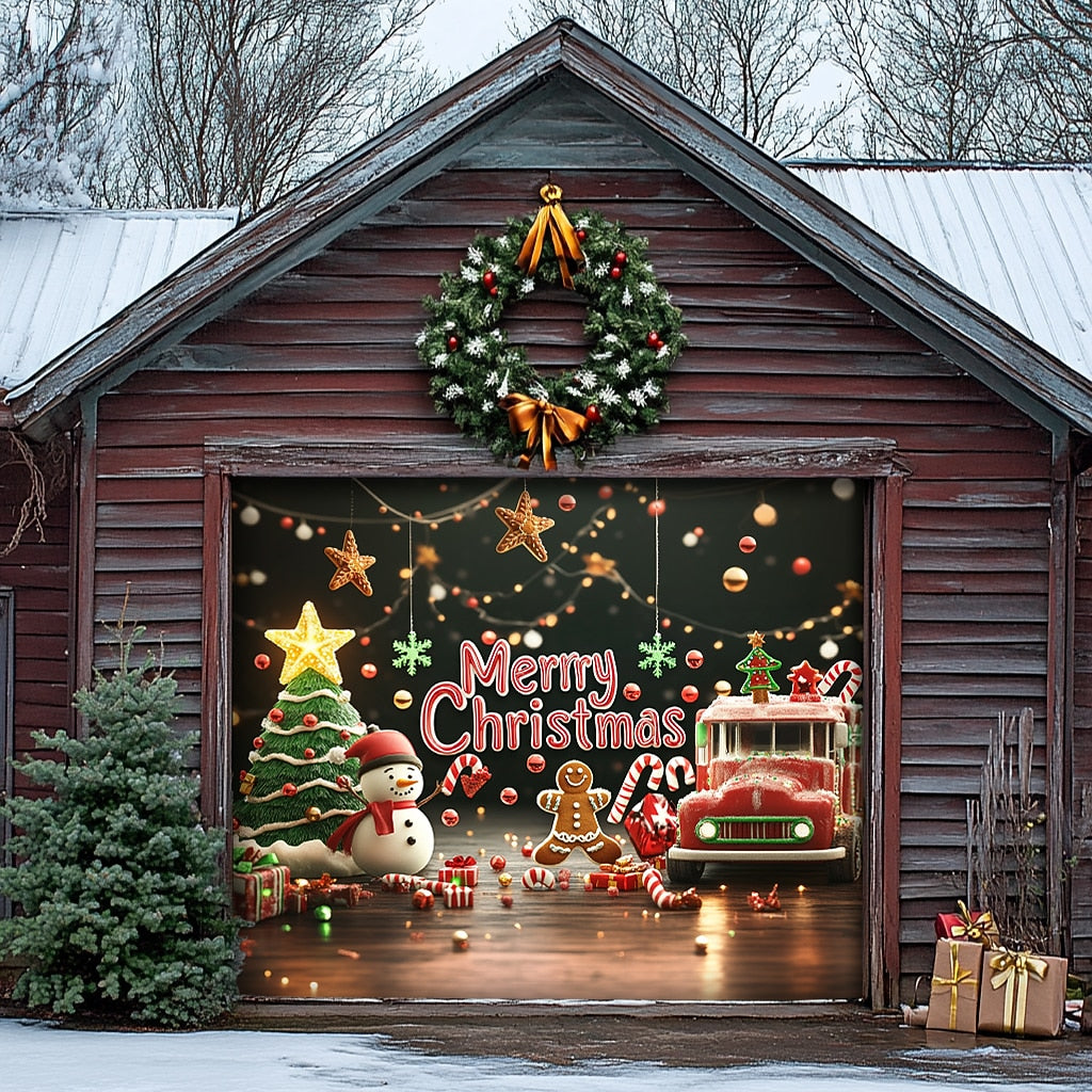 Christmas Gifts Garage Door Cover