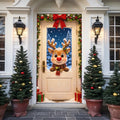 Cute Cartoon Animals Christmas Door Cover