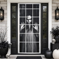 Creepy Ghost Girl Window 3D Illusion Banner Halloween Door Cover