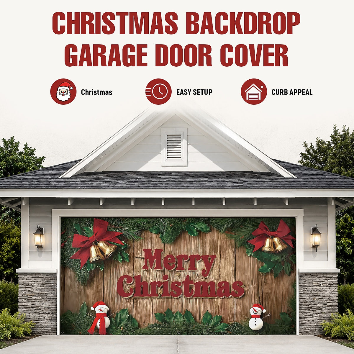 Christmas Gifts Garage Door Cover