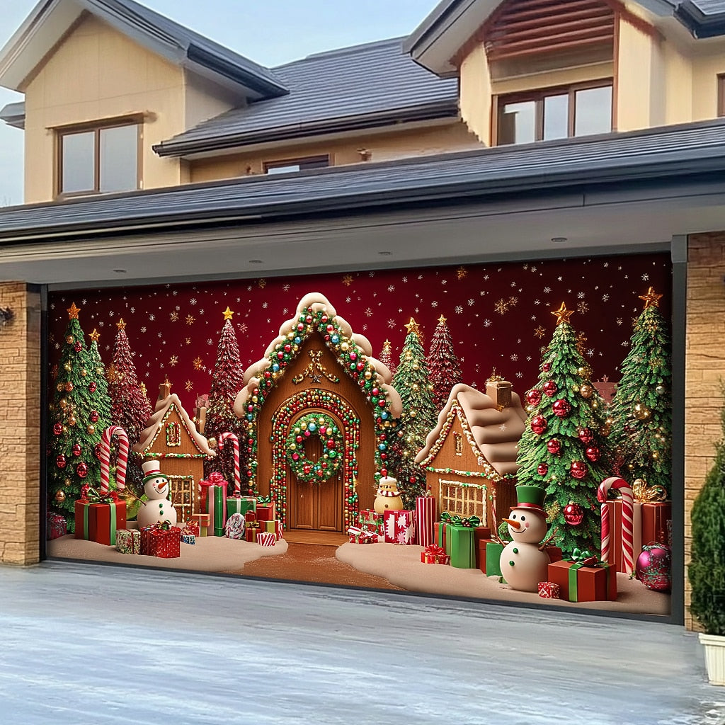 Christmas Gifts Garage Door Cover